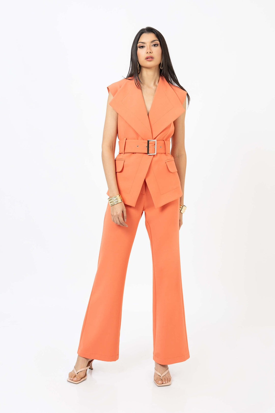 Pantalón palazzo tiro alto