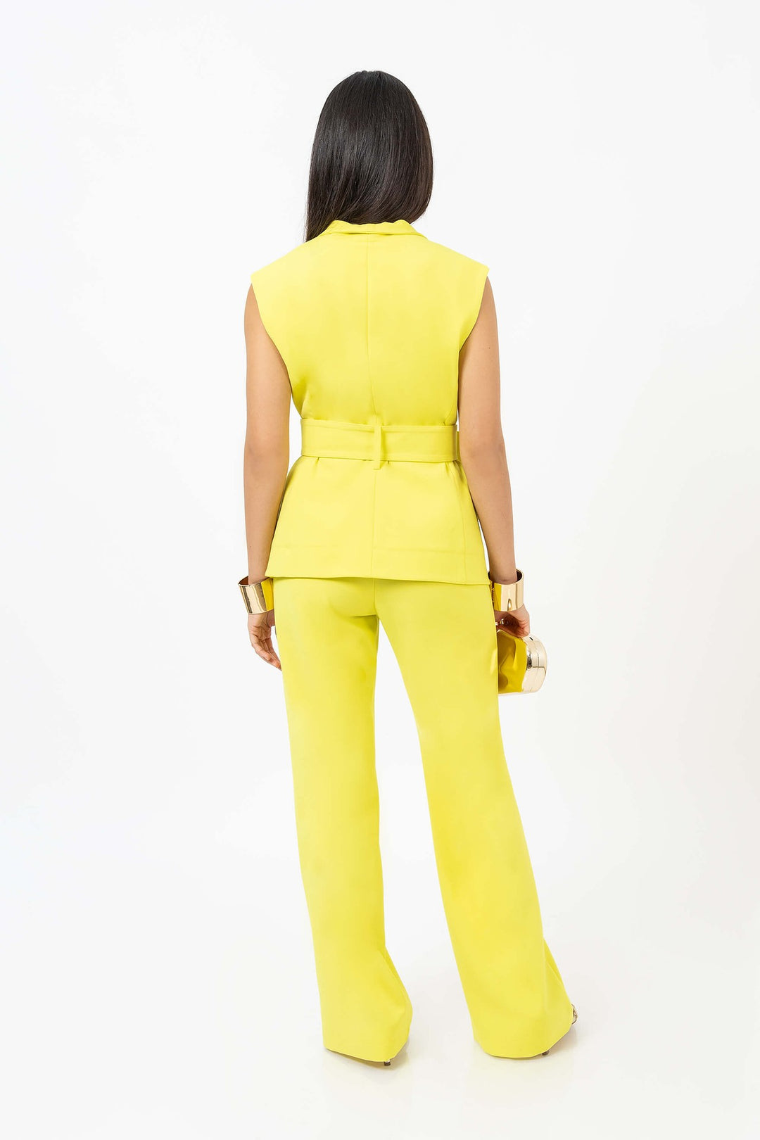 Pantalón palazzo tiro alto