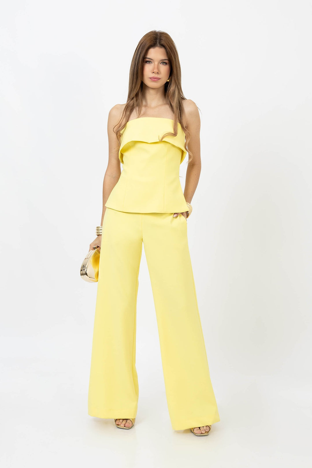 Blusa strapless lisa