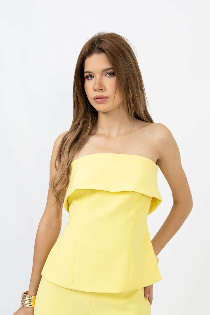 Blusa strapless lisa
