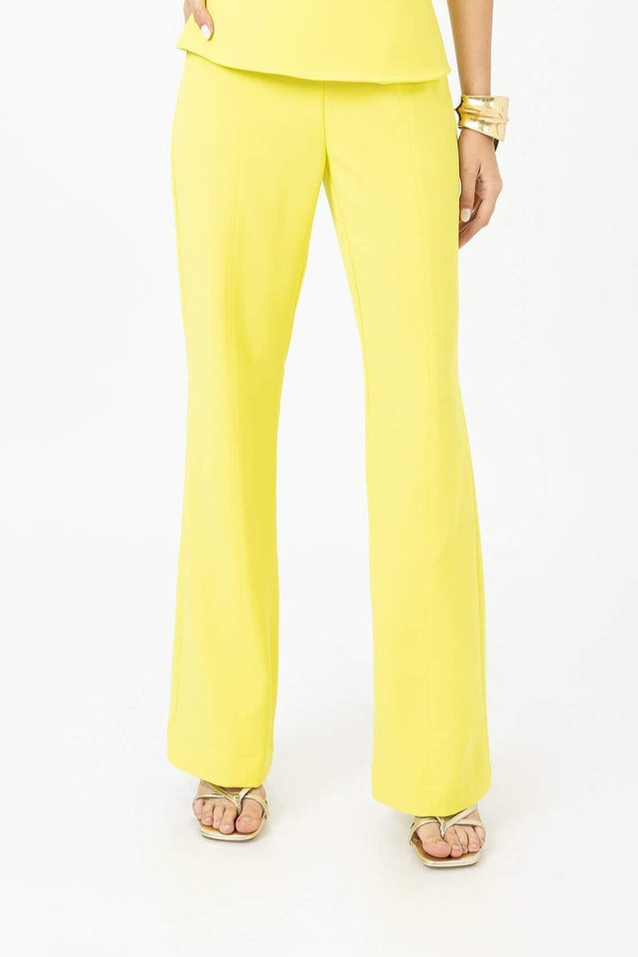 Pantalón recto tiro alto formal