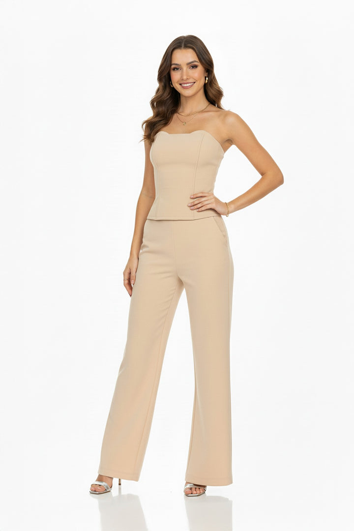 Pantalón palazzo de vestir