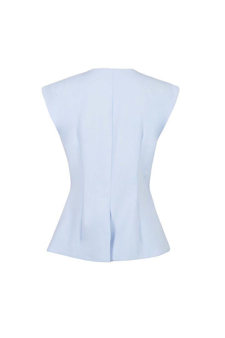 Saco sin mangas con botones