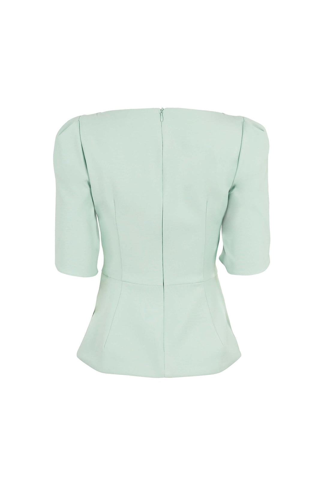 Saco estructurado con escultura floral