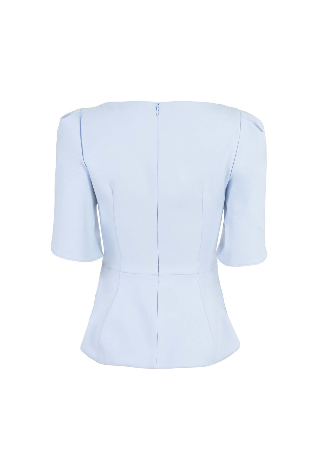 Saco estructurado con escultura floral