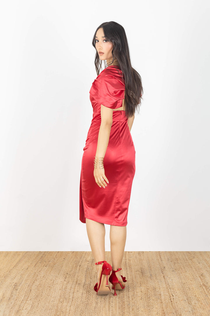 Vestido - 525270 - ROJ