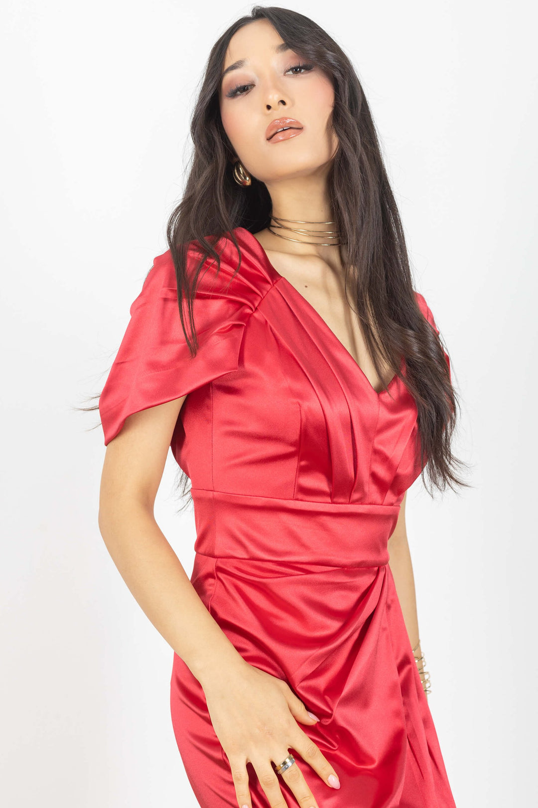 Vestido - 525270 - ROJ