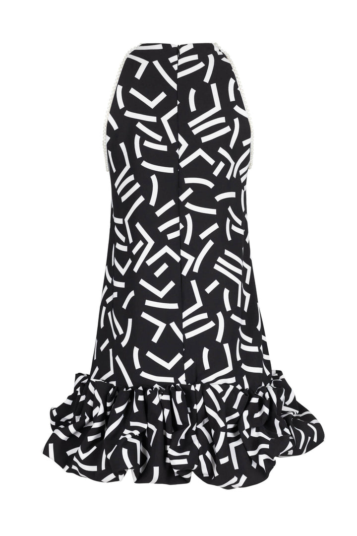 Vestido corto estampado