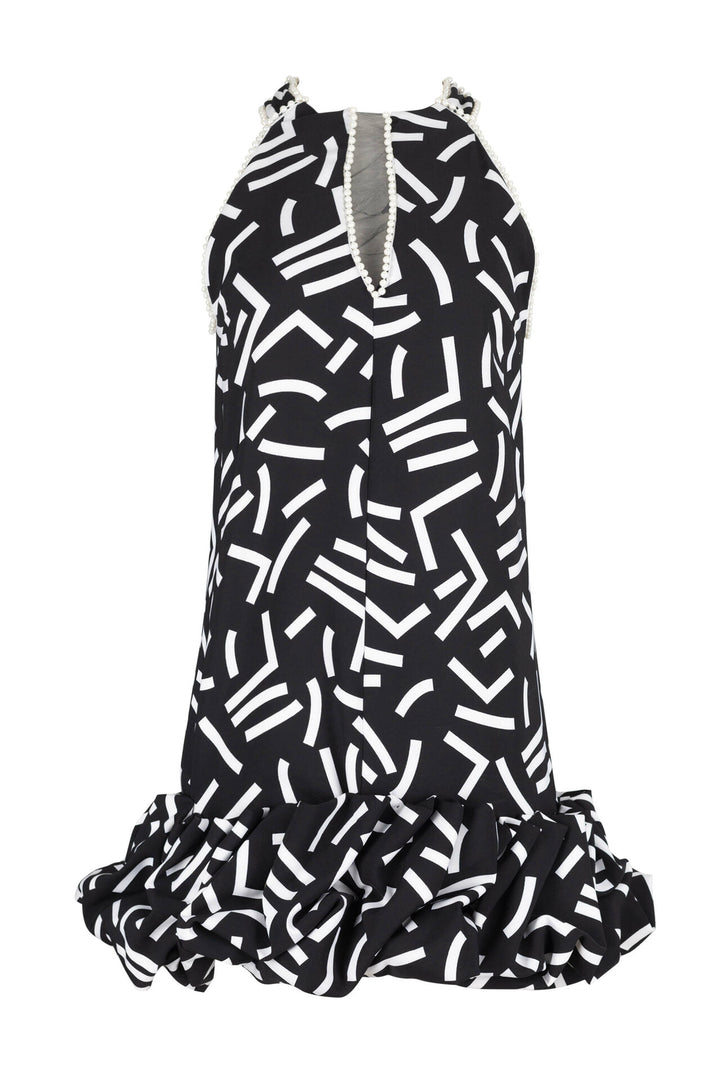 Vestido corto estampado