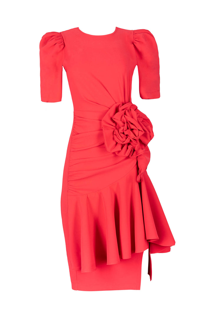 VESTIDO - 525863 - ROJ