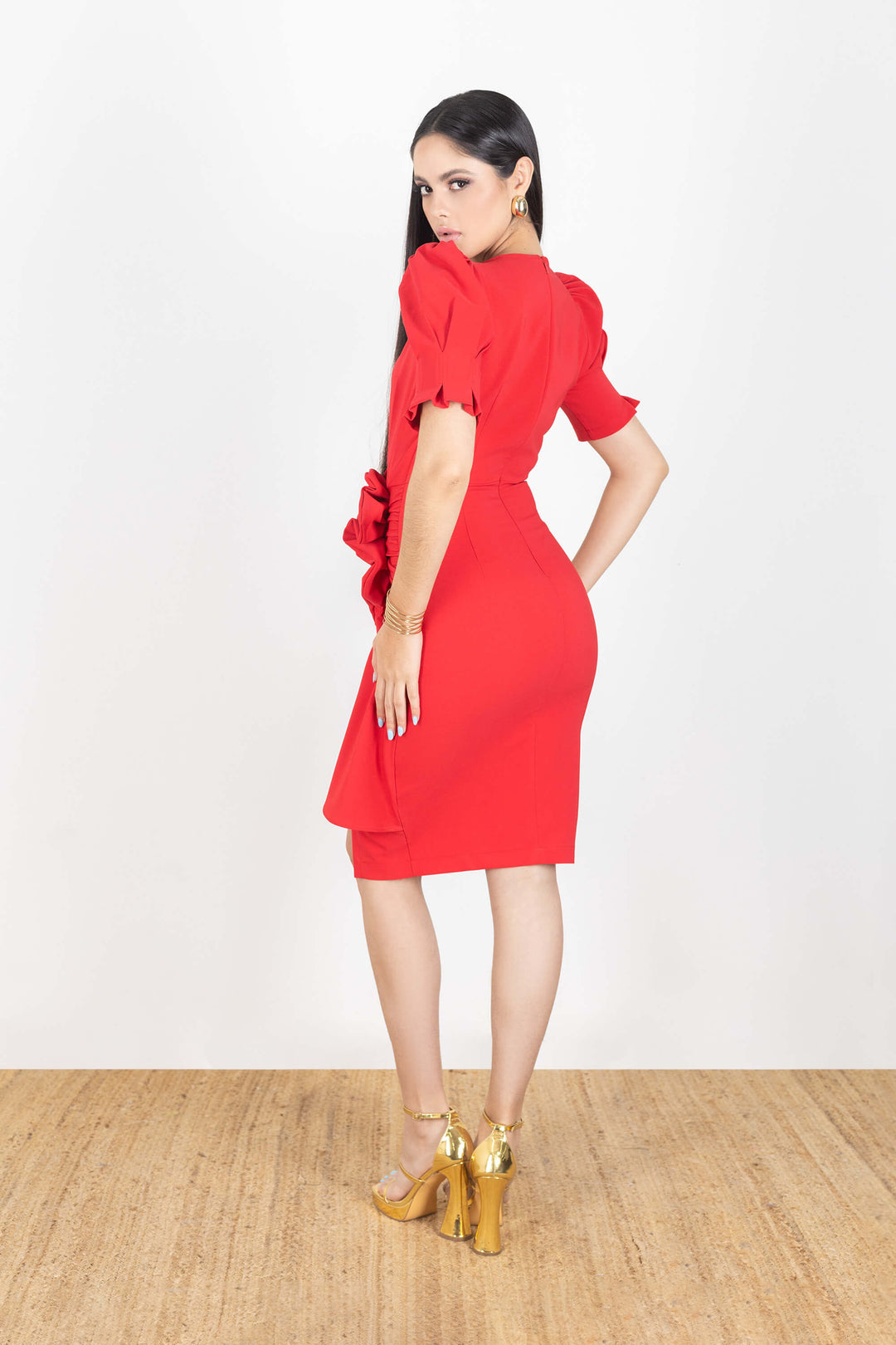 VESTIDO - 525863 - ROJ