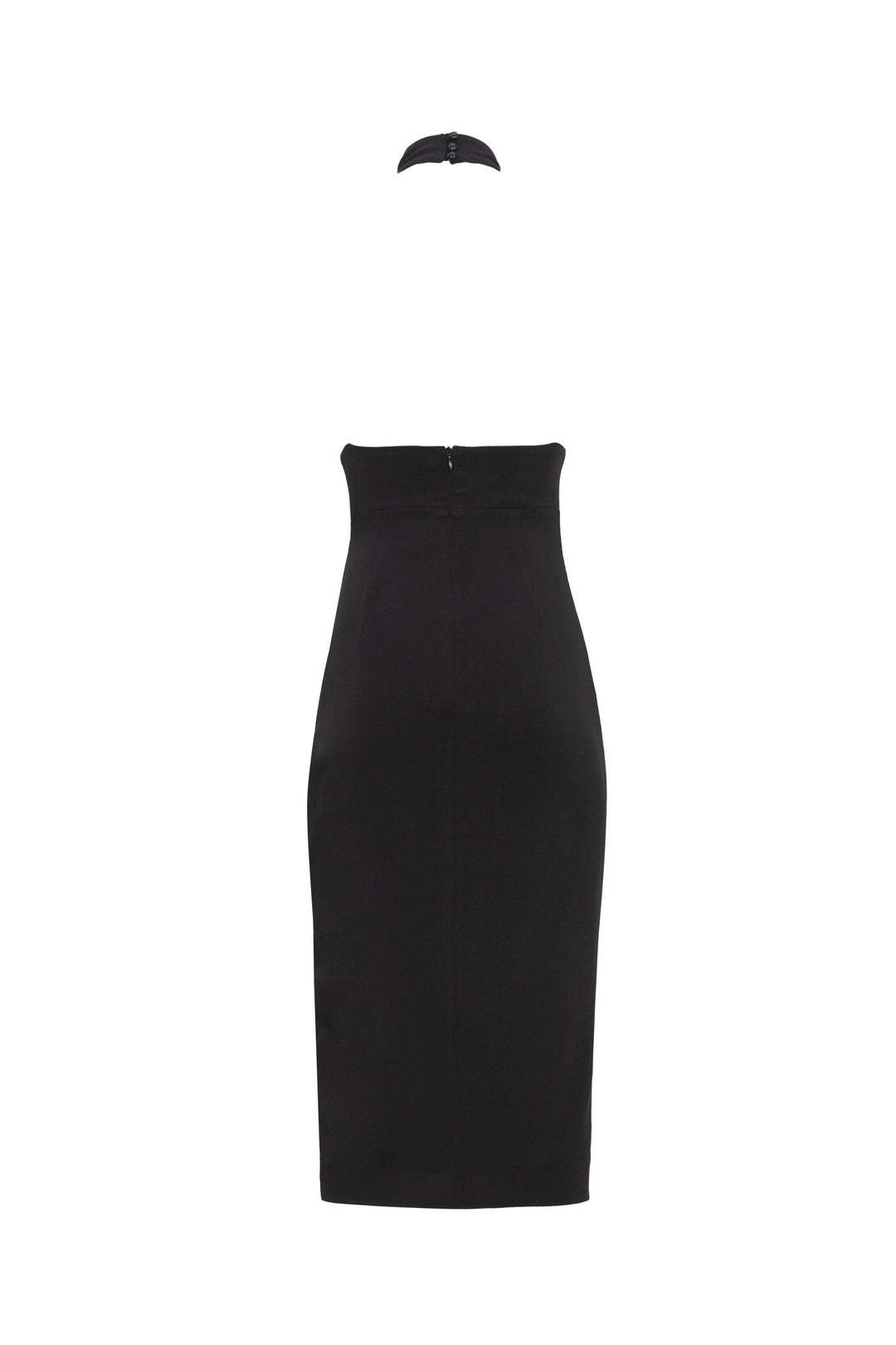 Vestido midi satinado