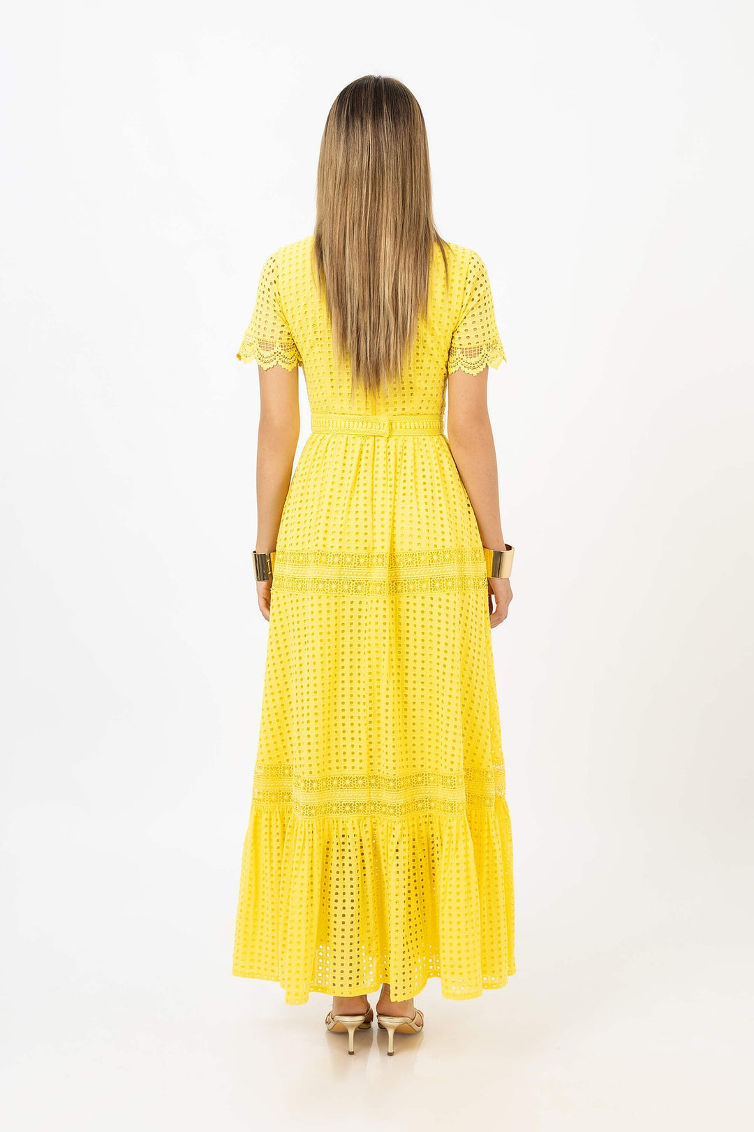 Vestido maxi con avio