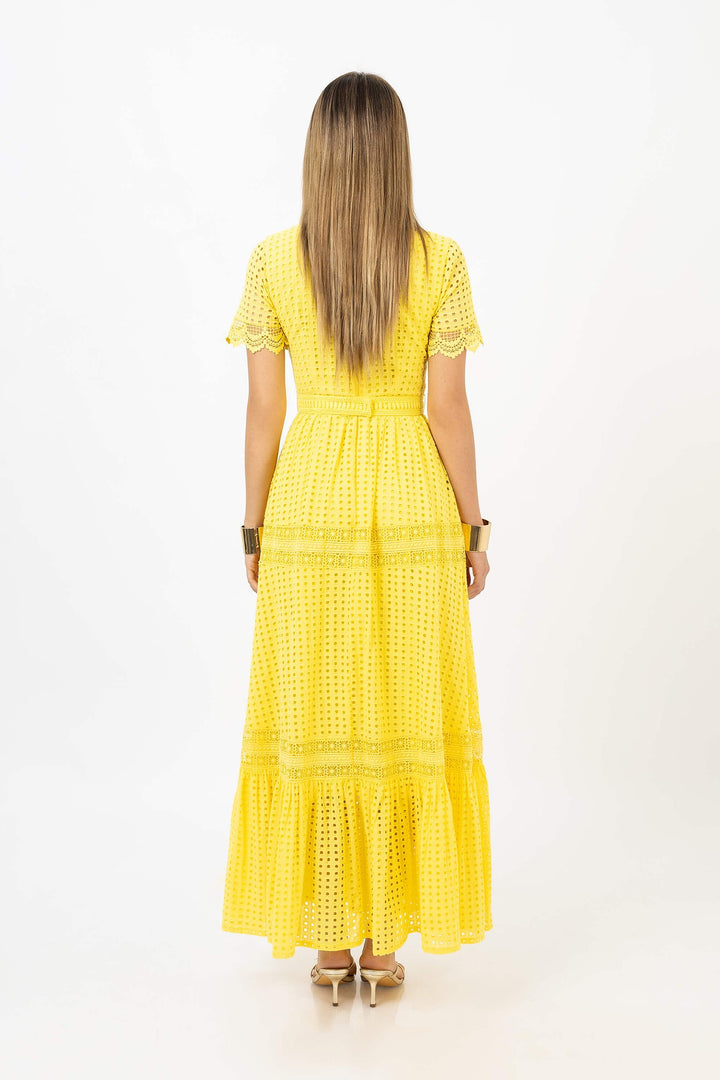 Vestido maxi con avio