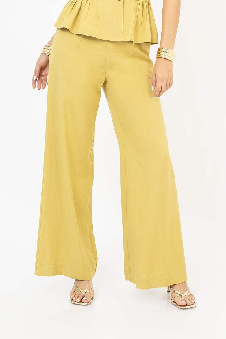 Pantalón palazzo con caída fluida