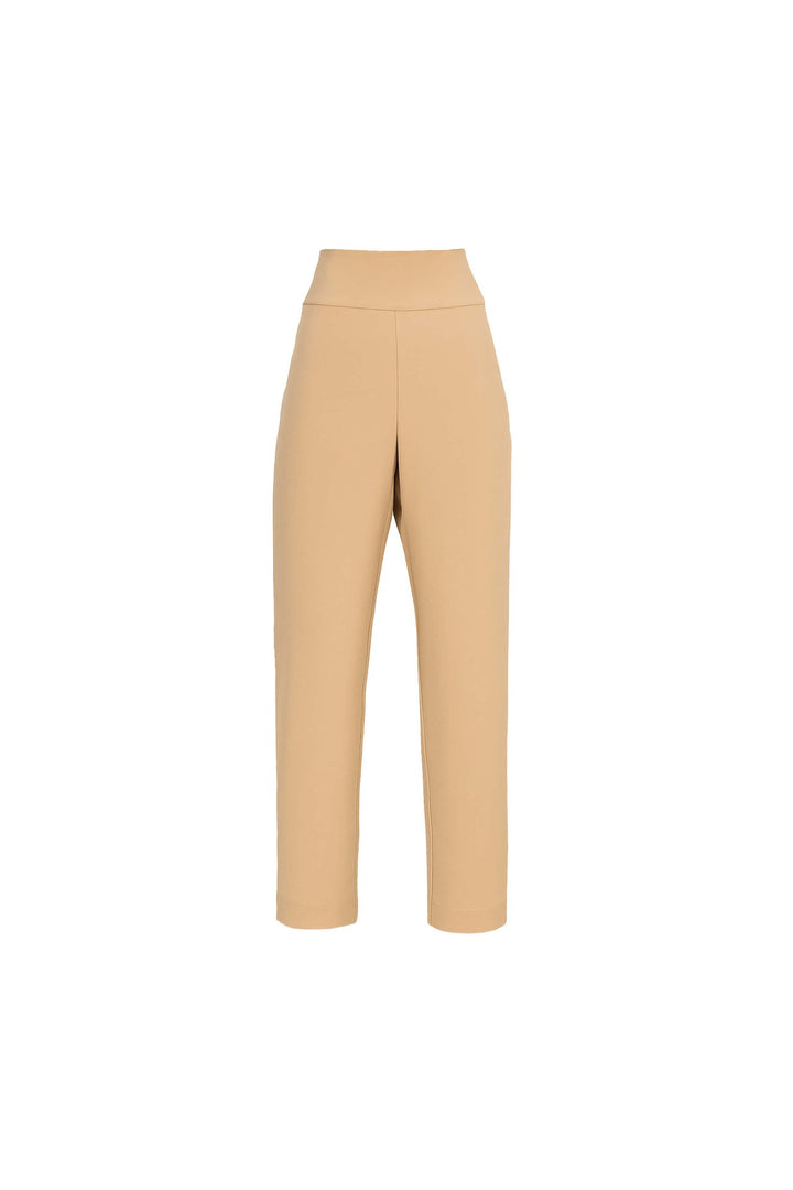 Pantalón sastre con pierna recta y tiro medio