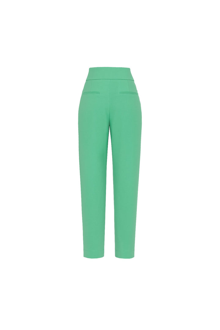 Pantalón sastre con pierna recta y tiro medio