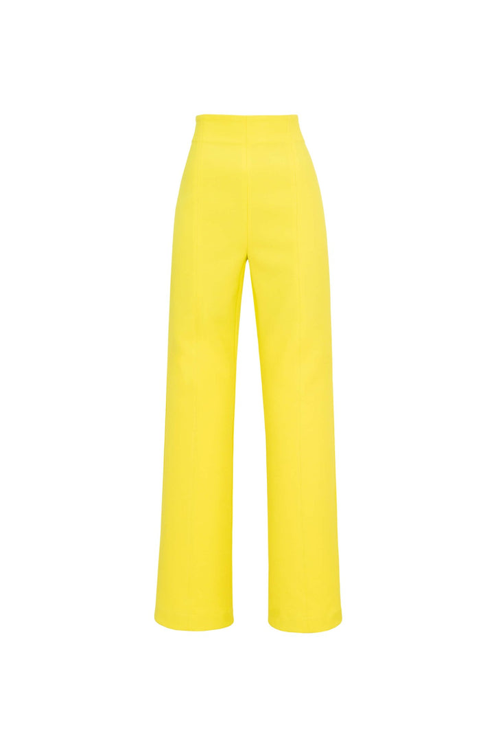 Pantalón recto tiro alto formal