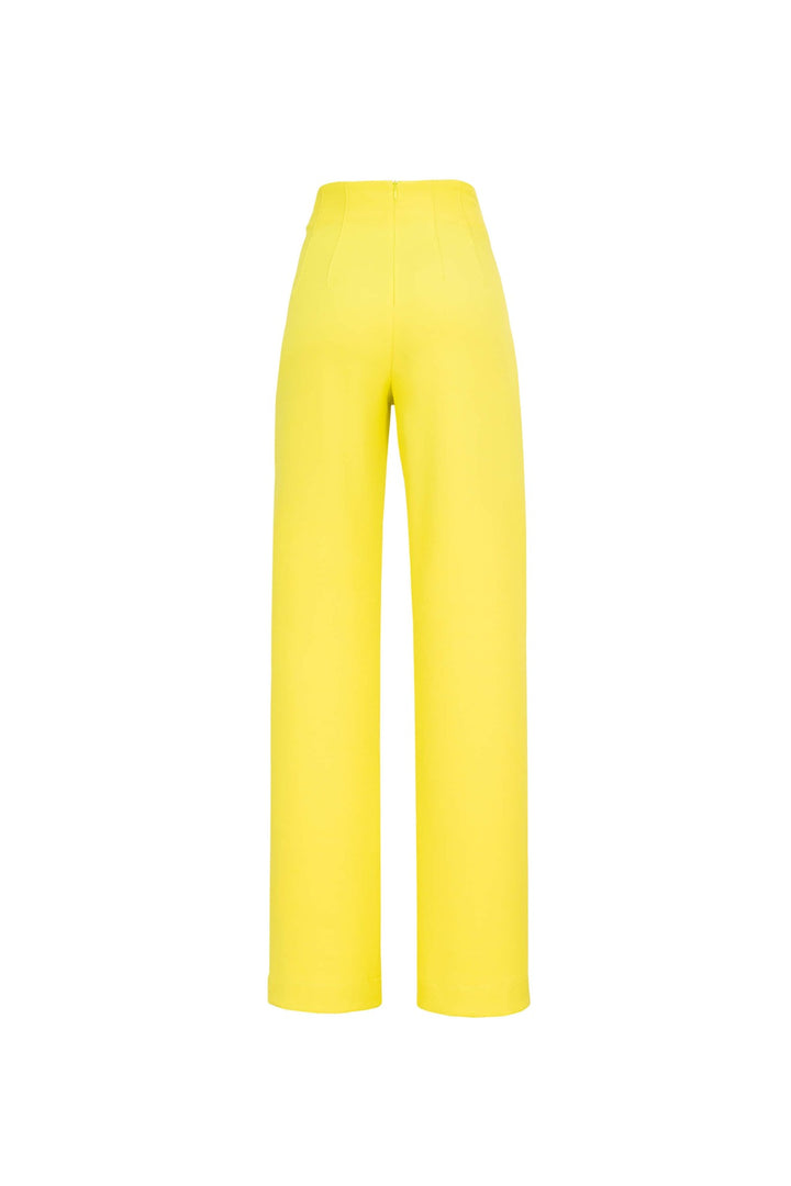 Pantalón recto tiro alto formal