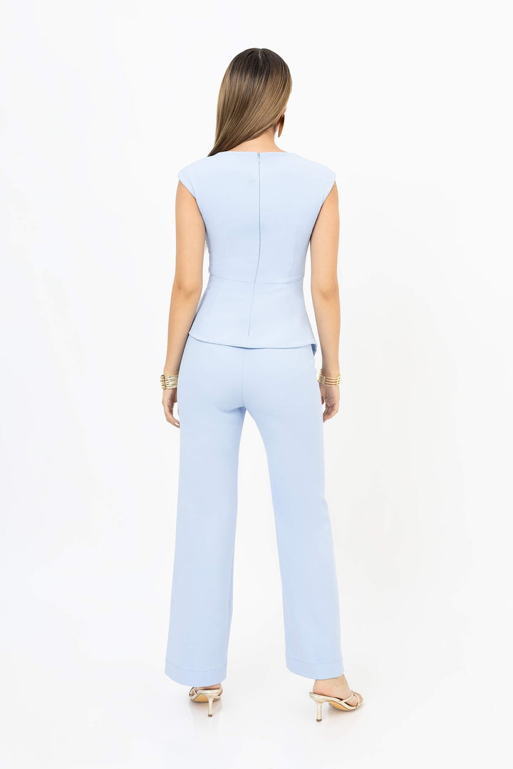 Pantalón con corte recto elegante