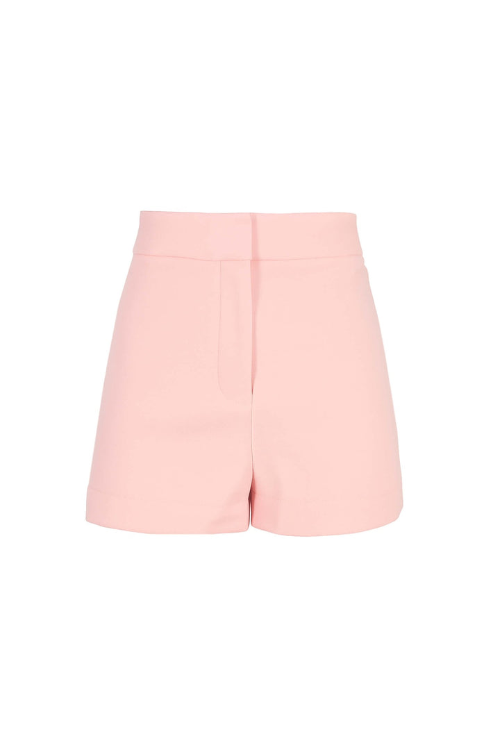 Short de tiro alto con dobladillo