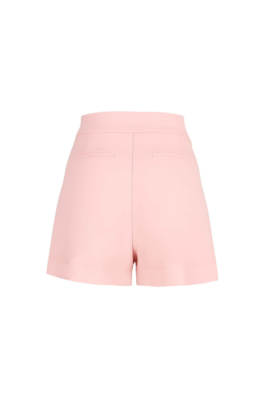 Short de tiro alto con dobladillo