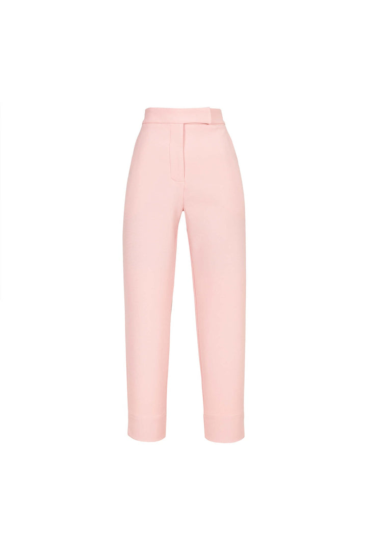 Pantalón corte recto tobillero con dobladillo