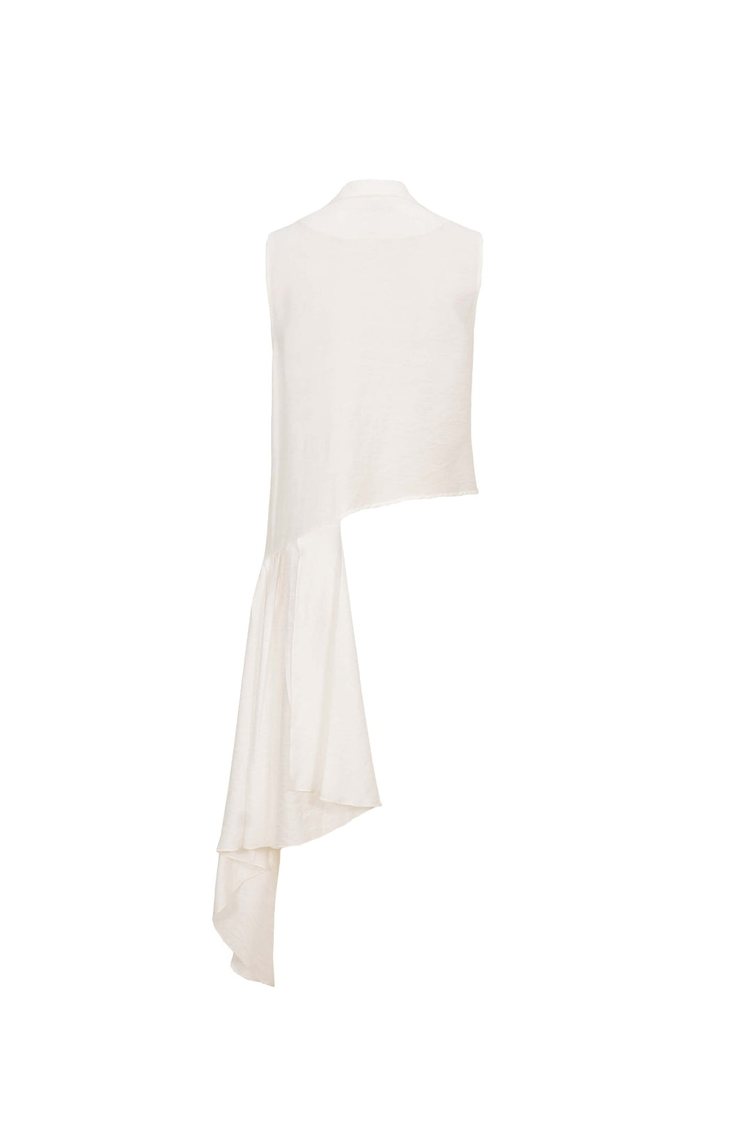 Blusa asimétrica con drapeado