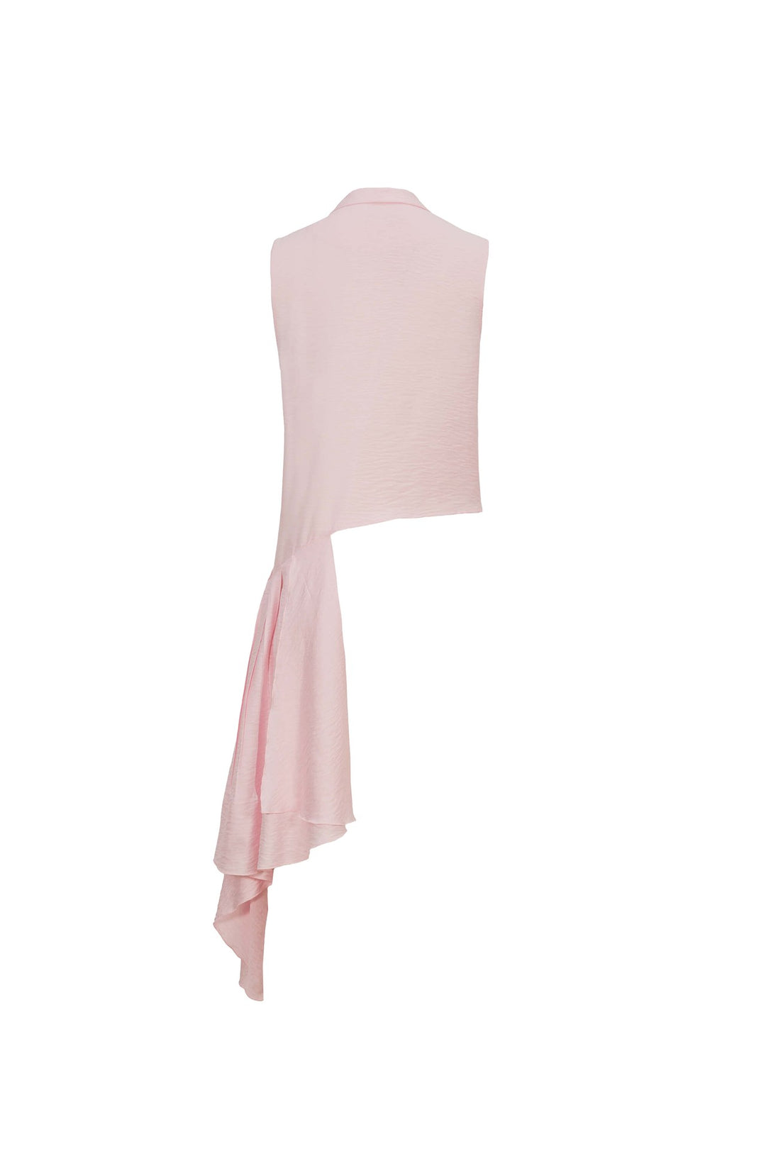 Blusa asimétrica con drapeado