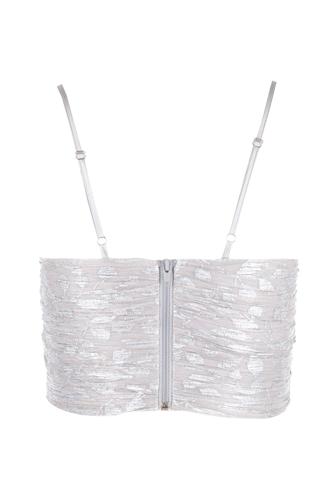 Top de tirantes con flor 3D