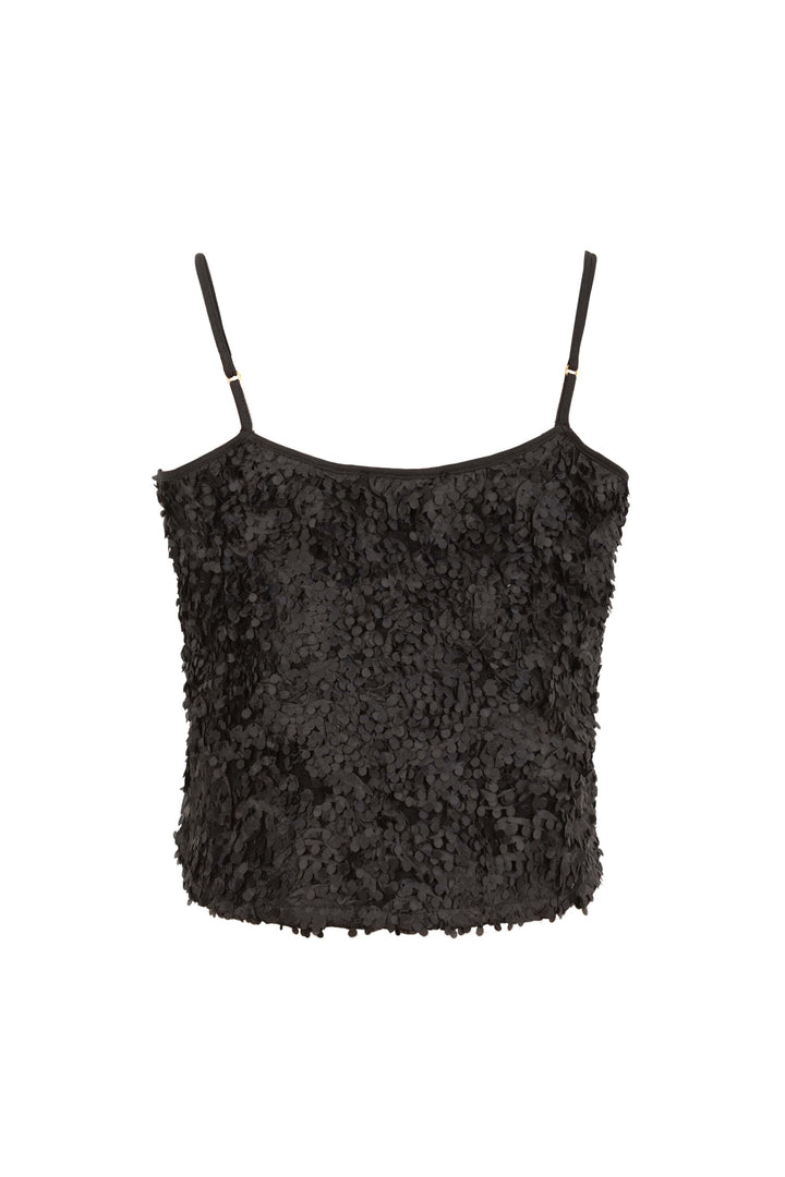 Blusa de tirantes con relieve