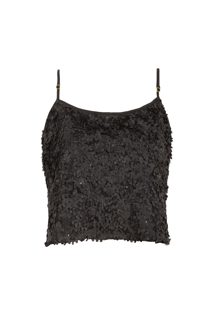 Blusa de tirantes con relieve