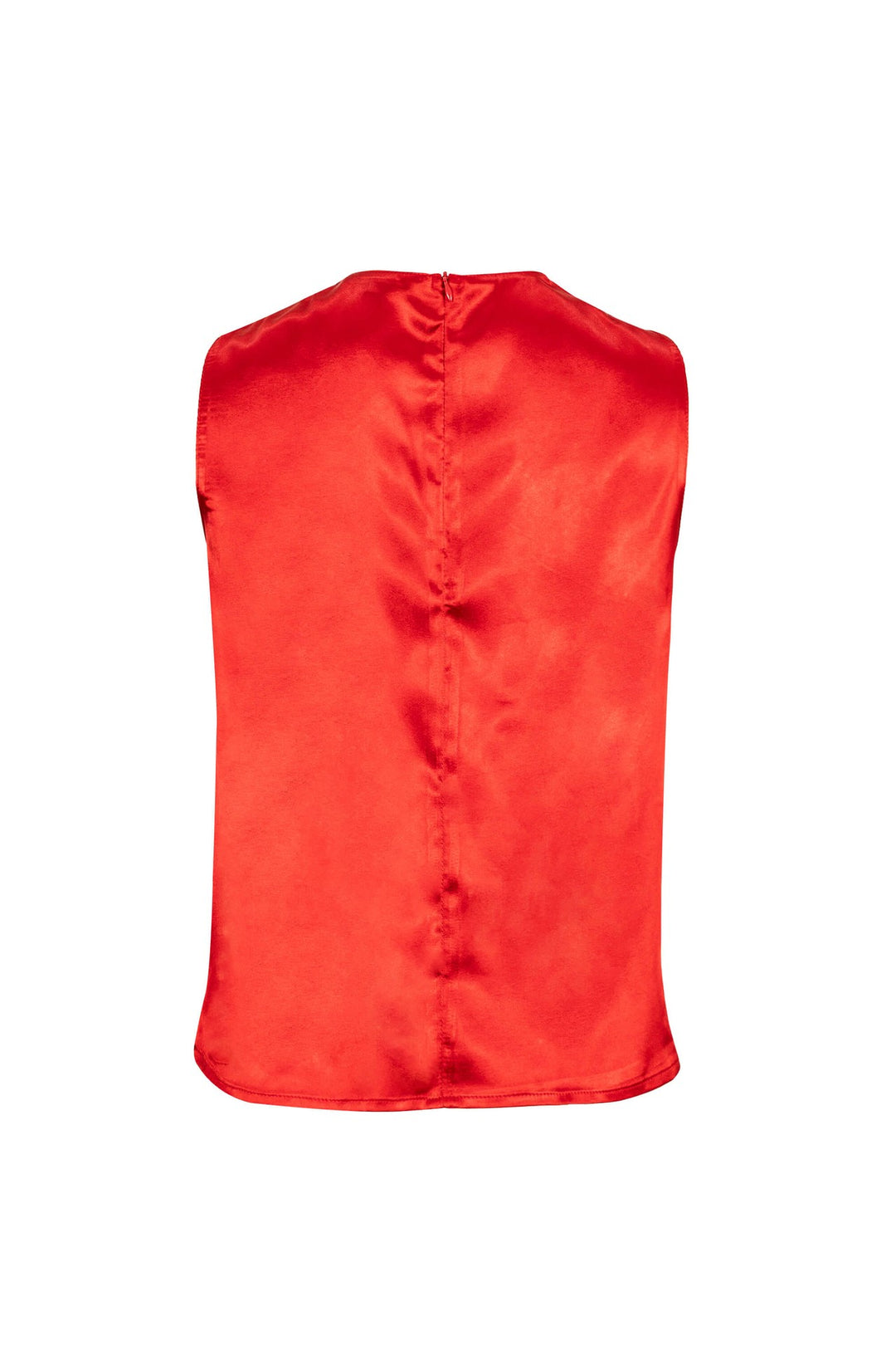 Blusa satinada con cuello halter