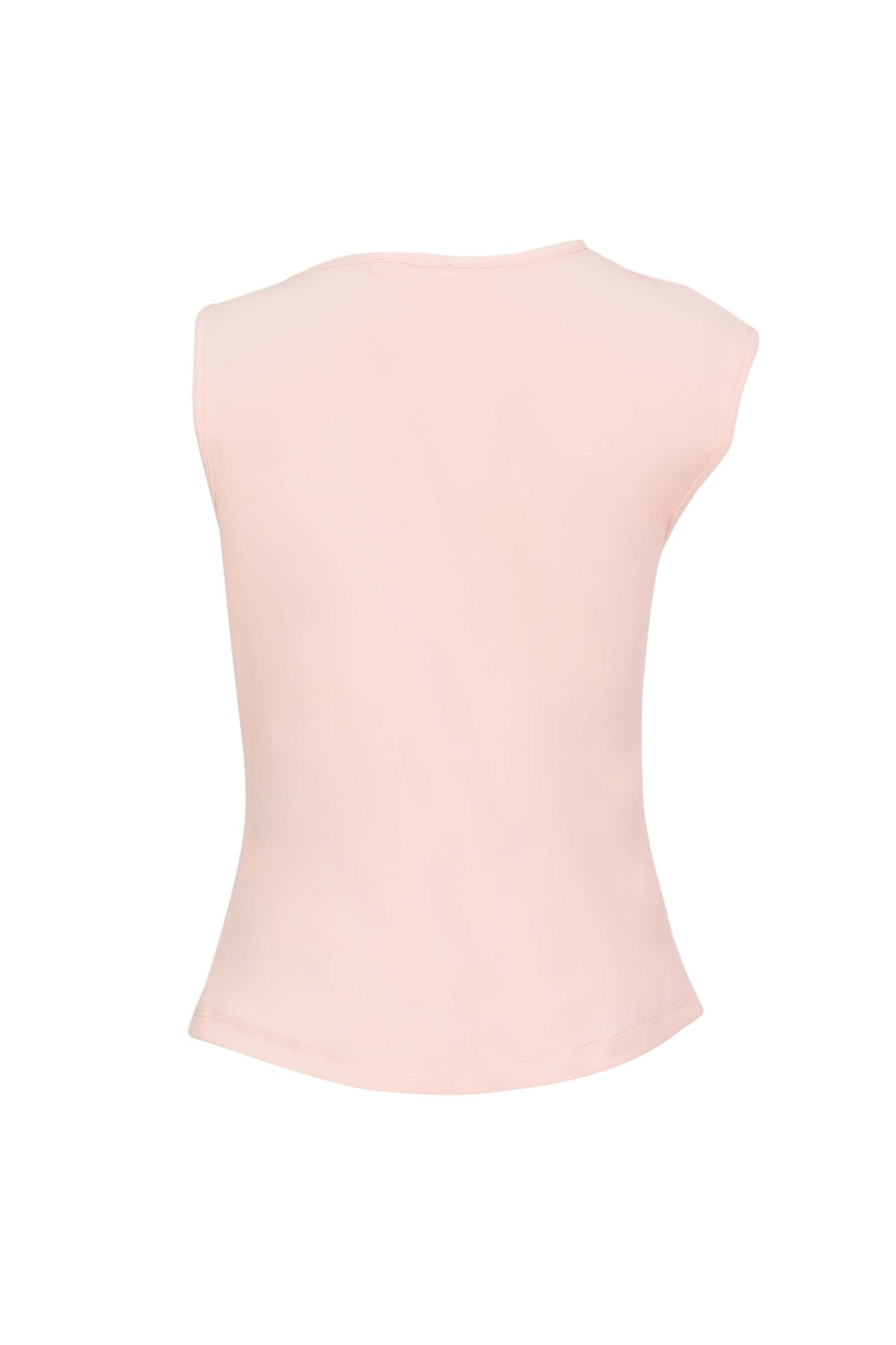 Top asimétrico con detalle metálico