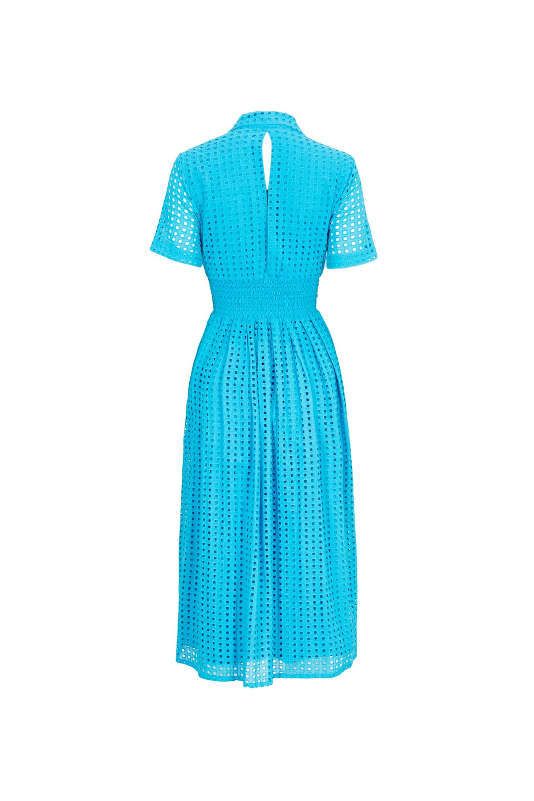 Vestido midi con cuello camisero