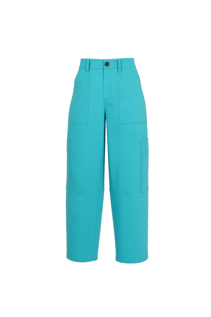 Pantalón cargo entallado corte tobillero