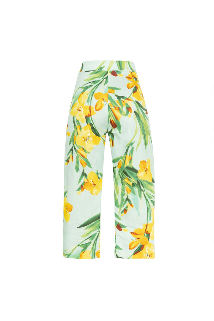 Pantalón capri entallado