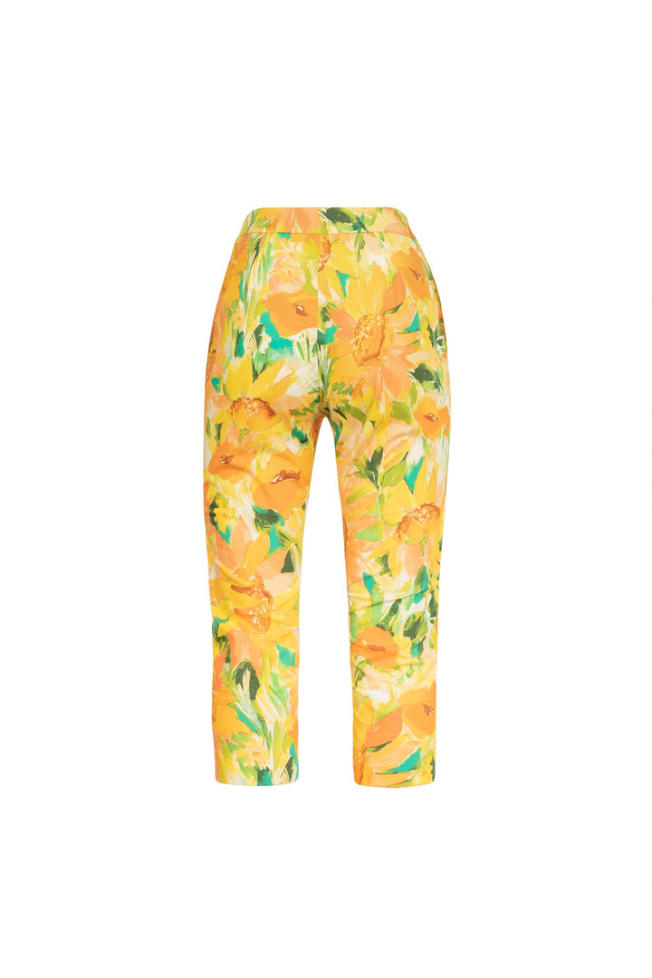 Pantalón capri entallado