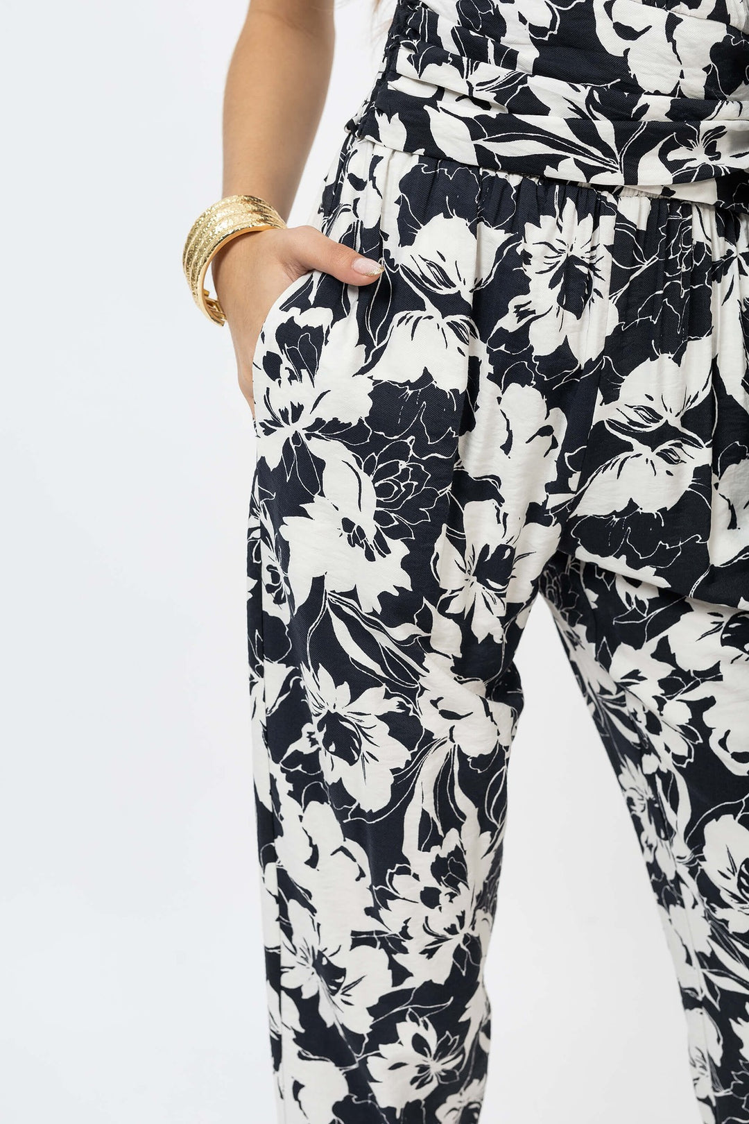 Pantalón capri recto