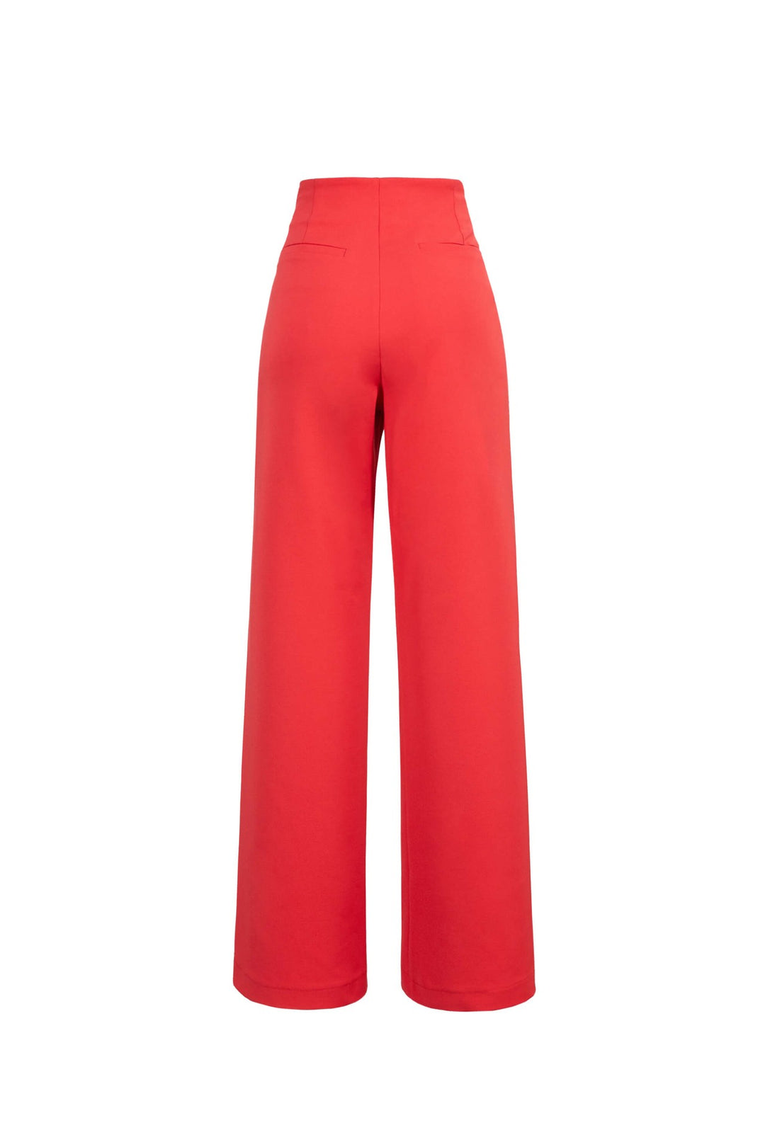 Pantalón palazzo con botones dorados