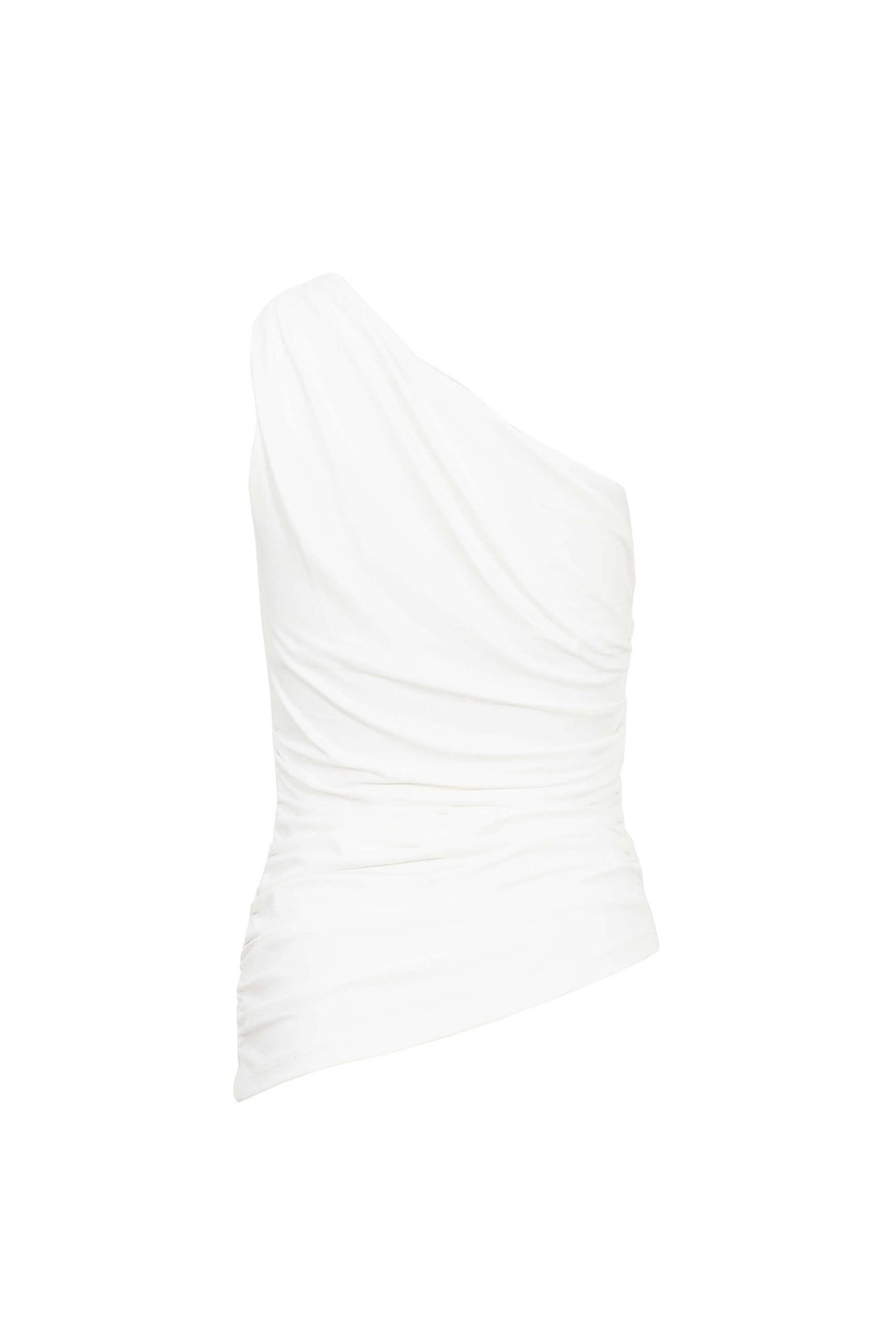 Blusa asimétrica con flores 3D