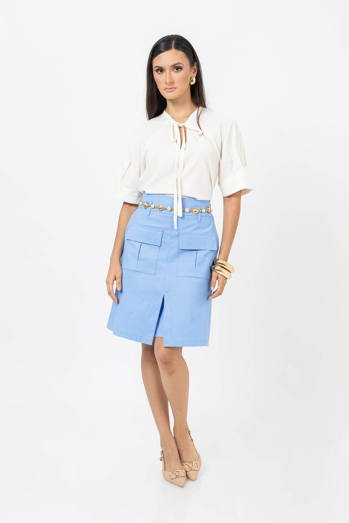 Blusa con mangas ranglan