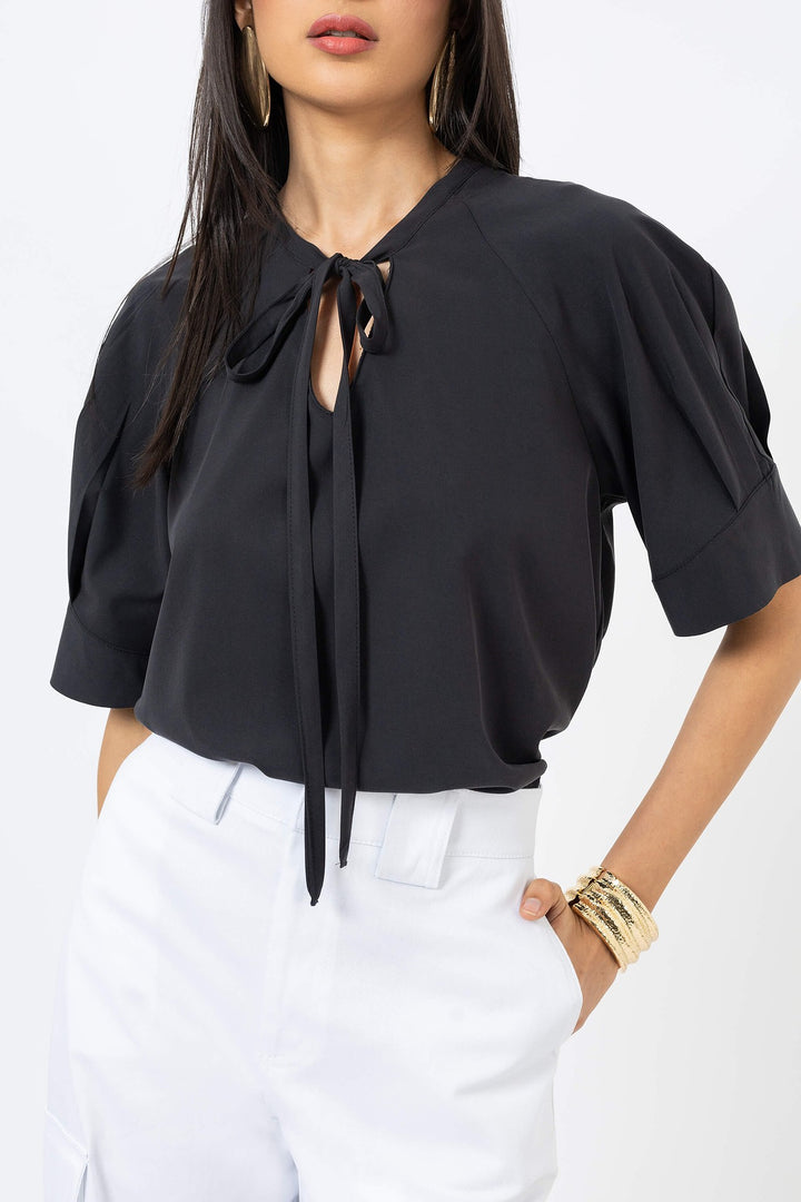 Blusa con mangas ranglan