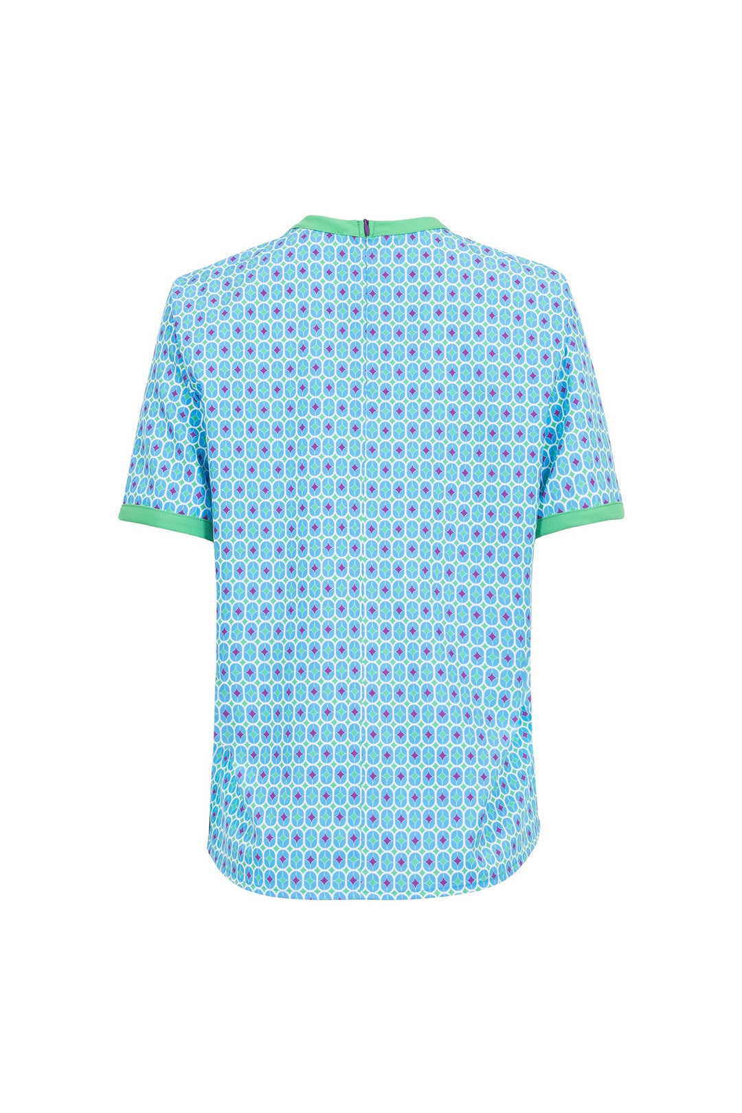 Blusa gráfica de cuello redondo