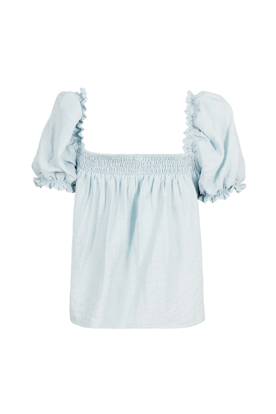 Blusa de escote cuadrado con mangas