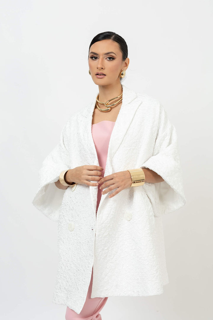 Abrigo kimono con textura