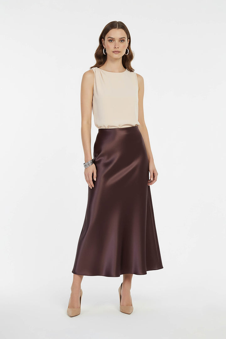 Blusa sin mangas elegante