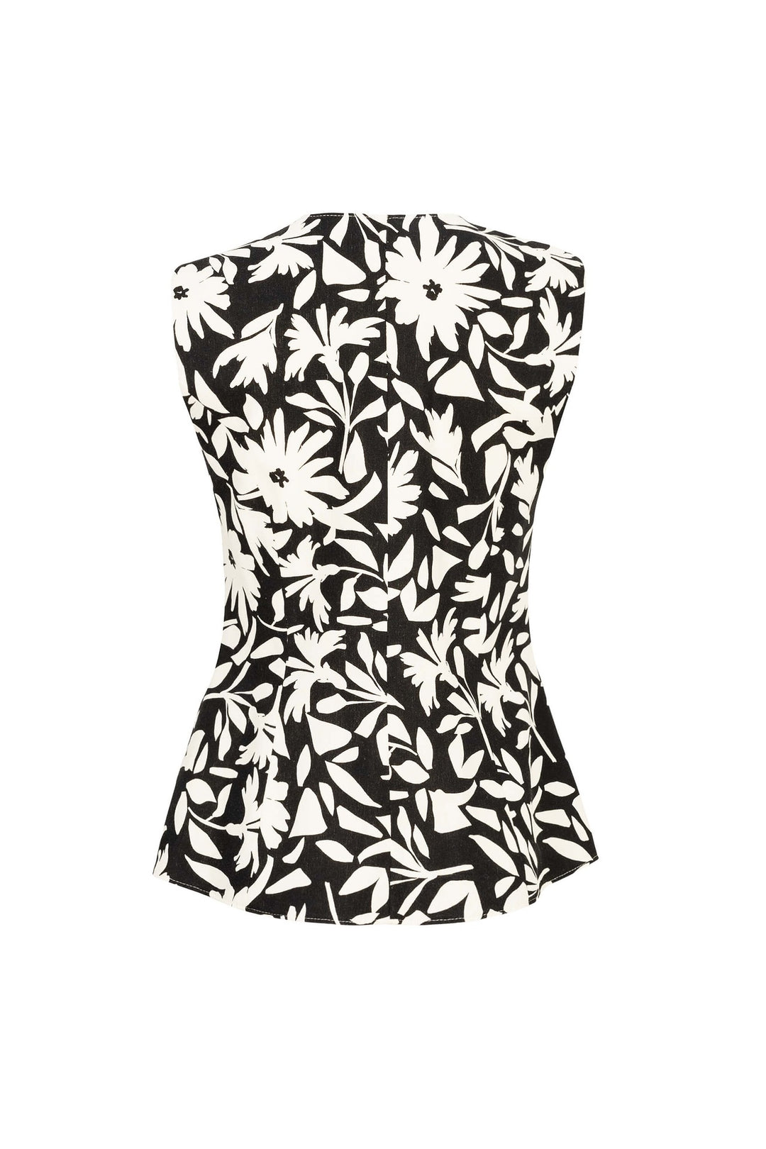 Chaleco estampado floral