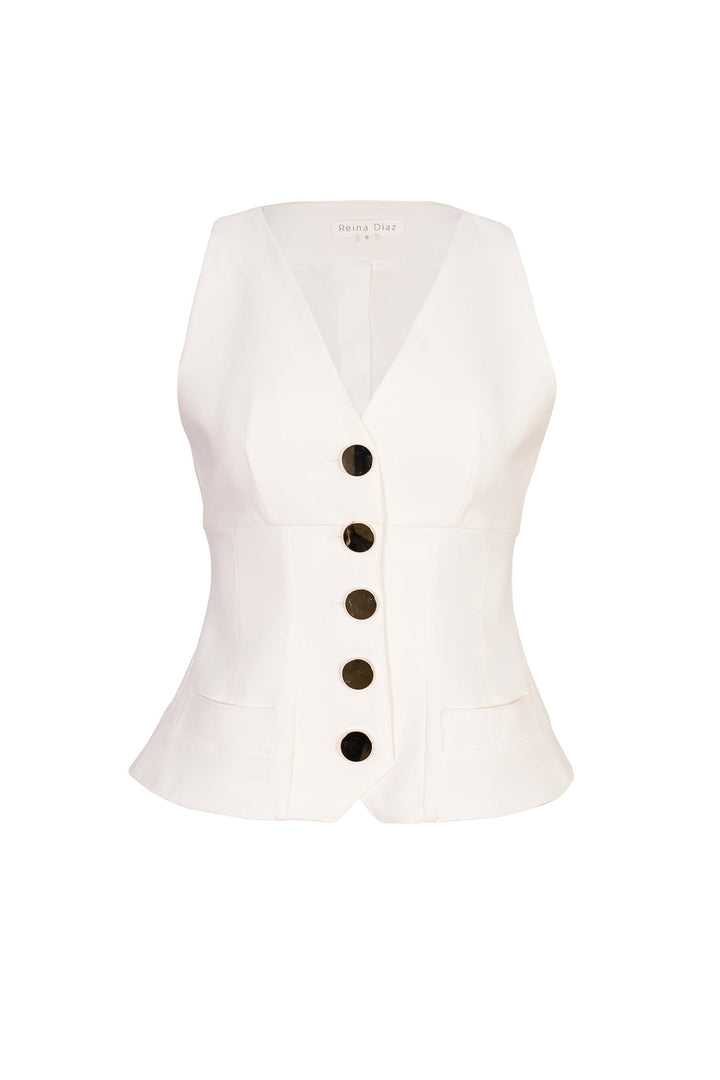 Chaleco tipo sastre elegante