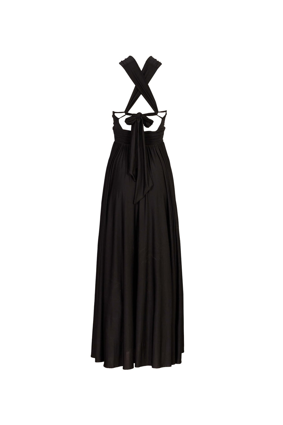 Maxi vestido con escote profundo